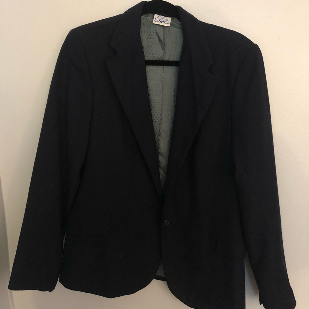 Navy show coat